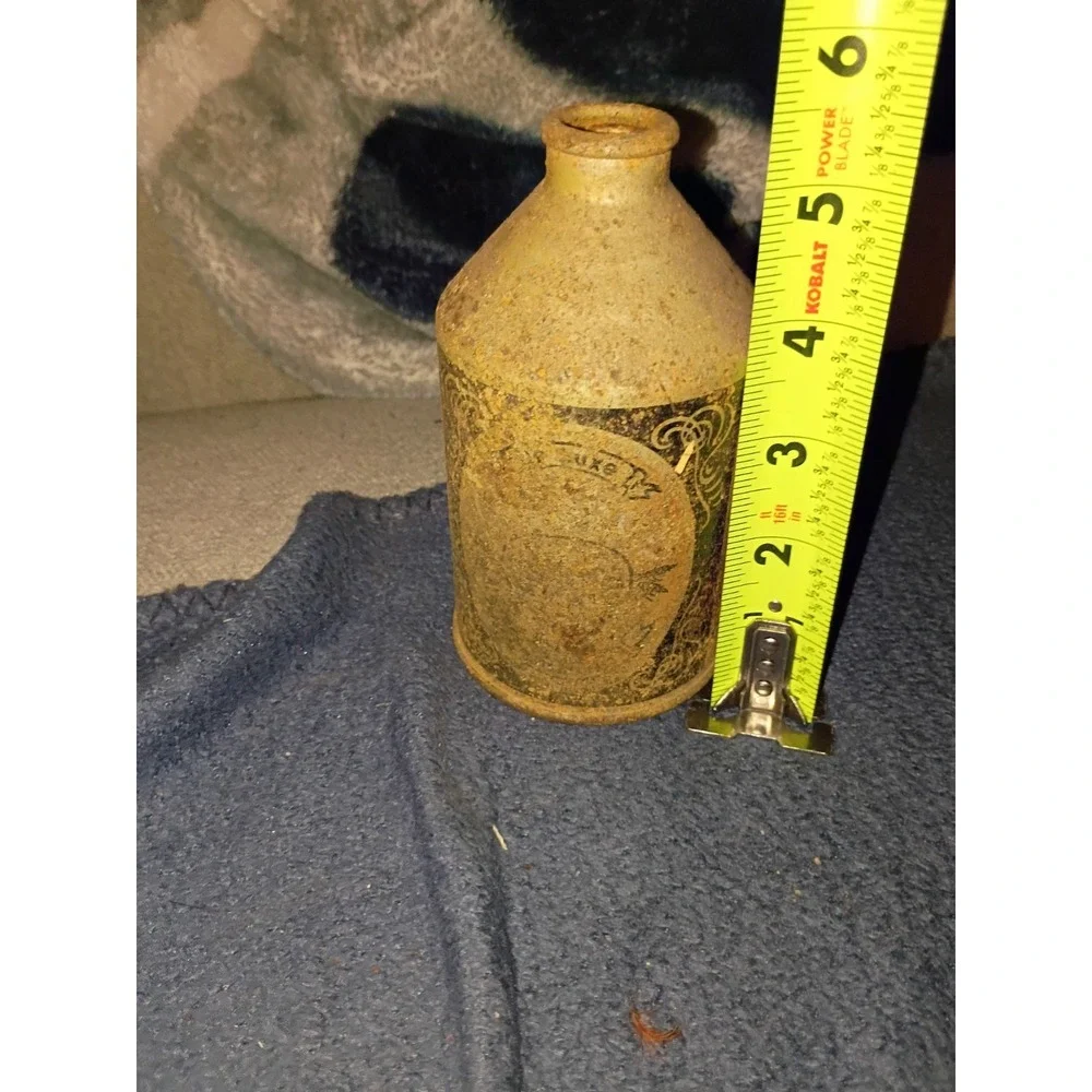 De Luxe‎ Old Shay Cone Top Rustic Beer Can Vtg 50s Empty PA